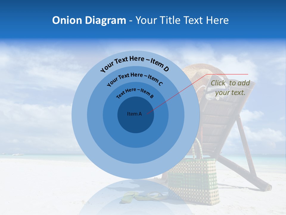 Tranquil Snorkel Chaiselounge PowerPoint Template