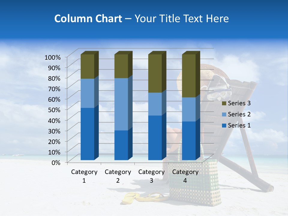 Tranquil Snorkel Chaiselounge PowerPoint Template