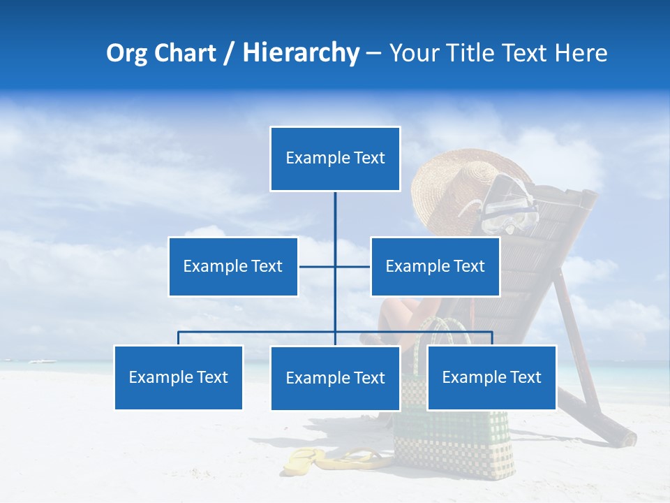 Tranquil Snorkel Chaiselounge PowerPoint Template