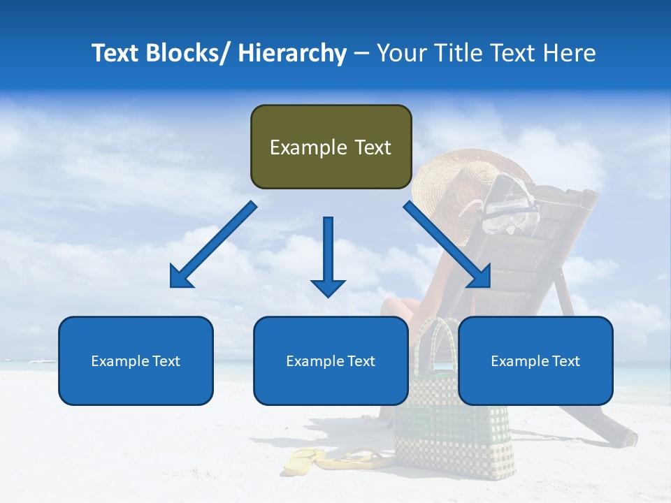 Tranquil Snorkel Chaiselounge PowerPoint Template