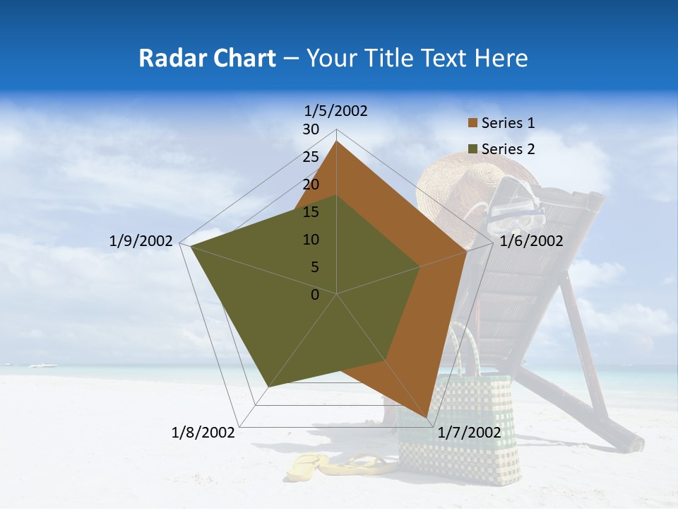 Tranquil Snorkel Chaiselounge PowerPoint Template