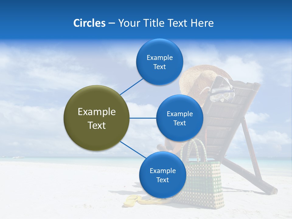 Tranquil Snorkel Chaiselounge PowerPoint Template