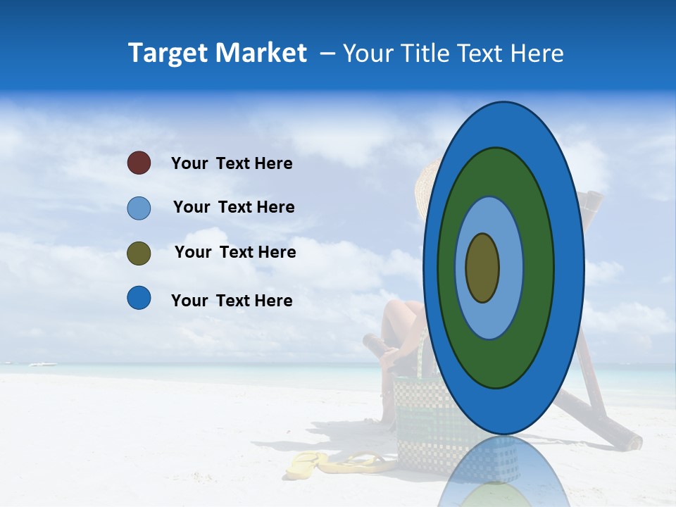 Tranquil Snorkel Chaiselounge PowerPoint Template