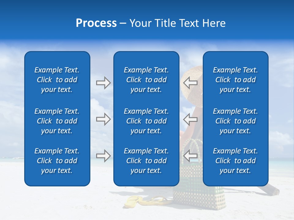 Tranquil Snorkel Chaiselounge PowerPoint Template
