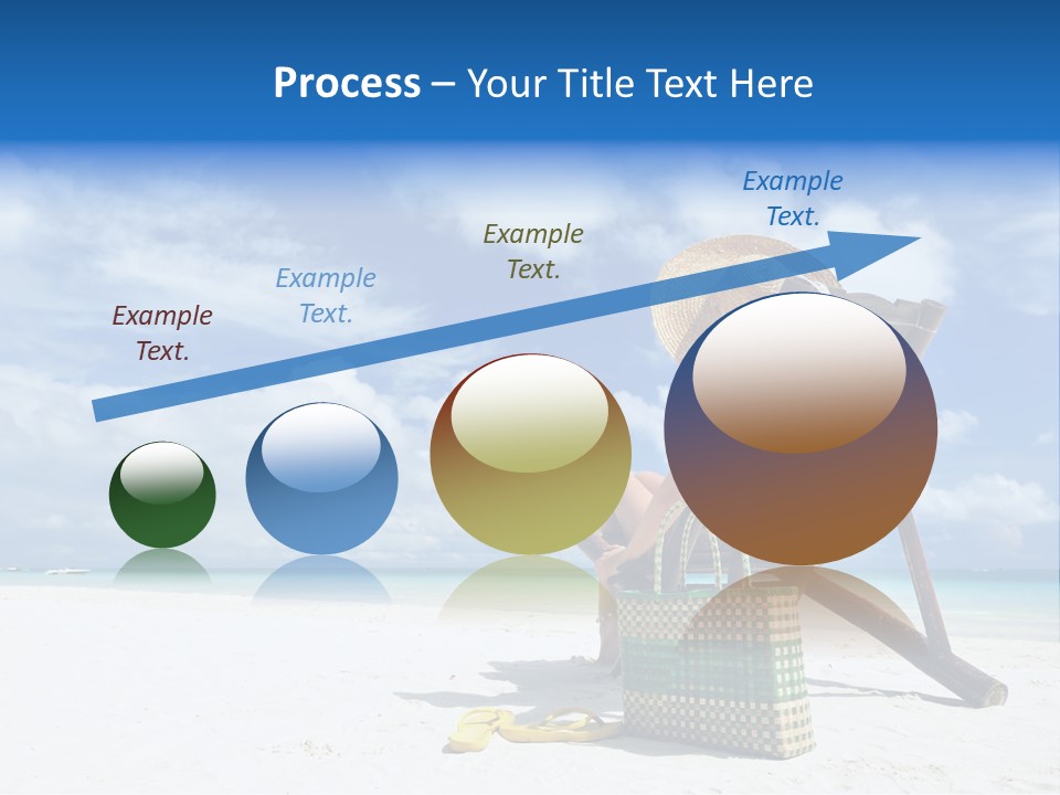 Tranquil Snorkel Chaiselounge PowerPoint Template