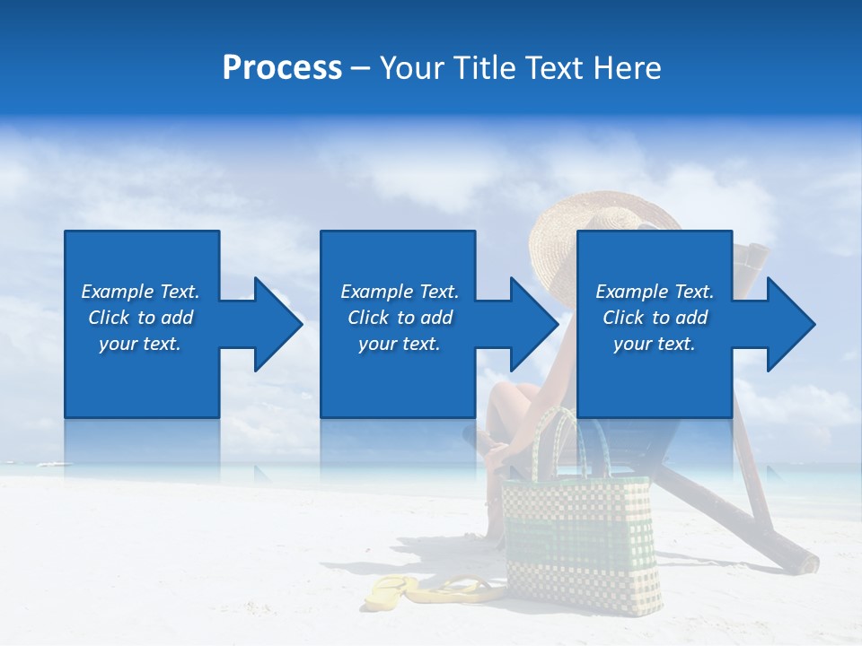 Tranquil Snorkel Chaiselounge PowerPoint Template