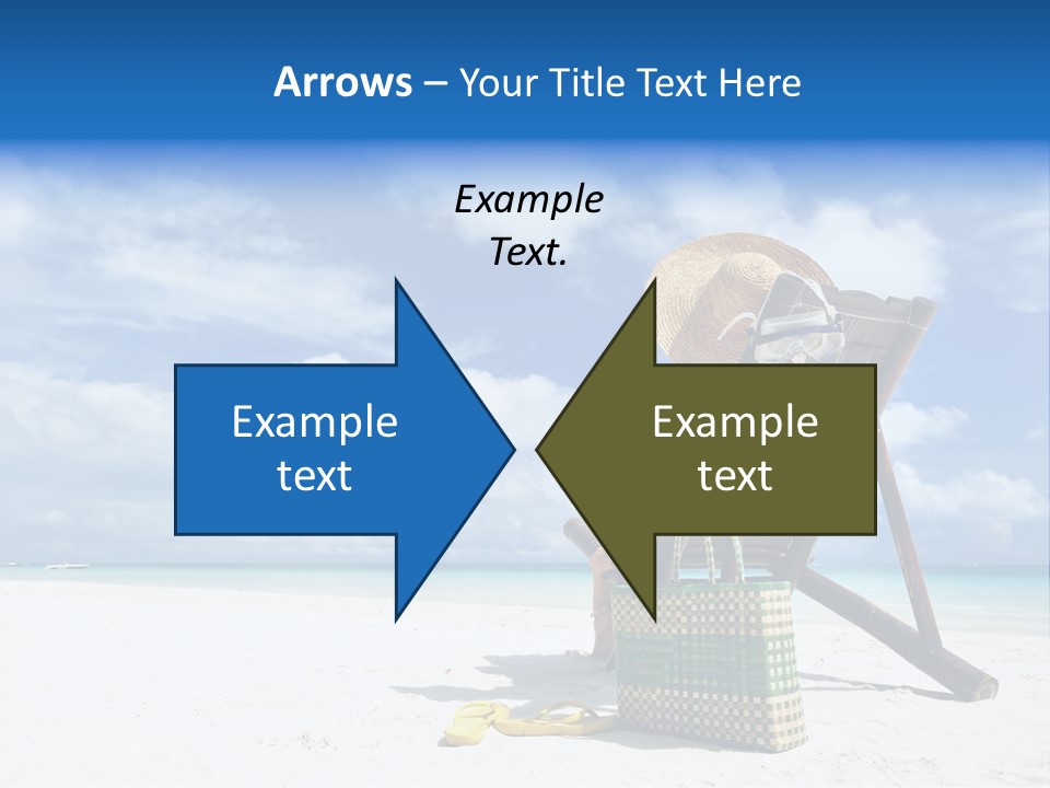 Tranquil Snorkel Chaiselounge PowerPoint Template