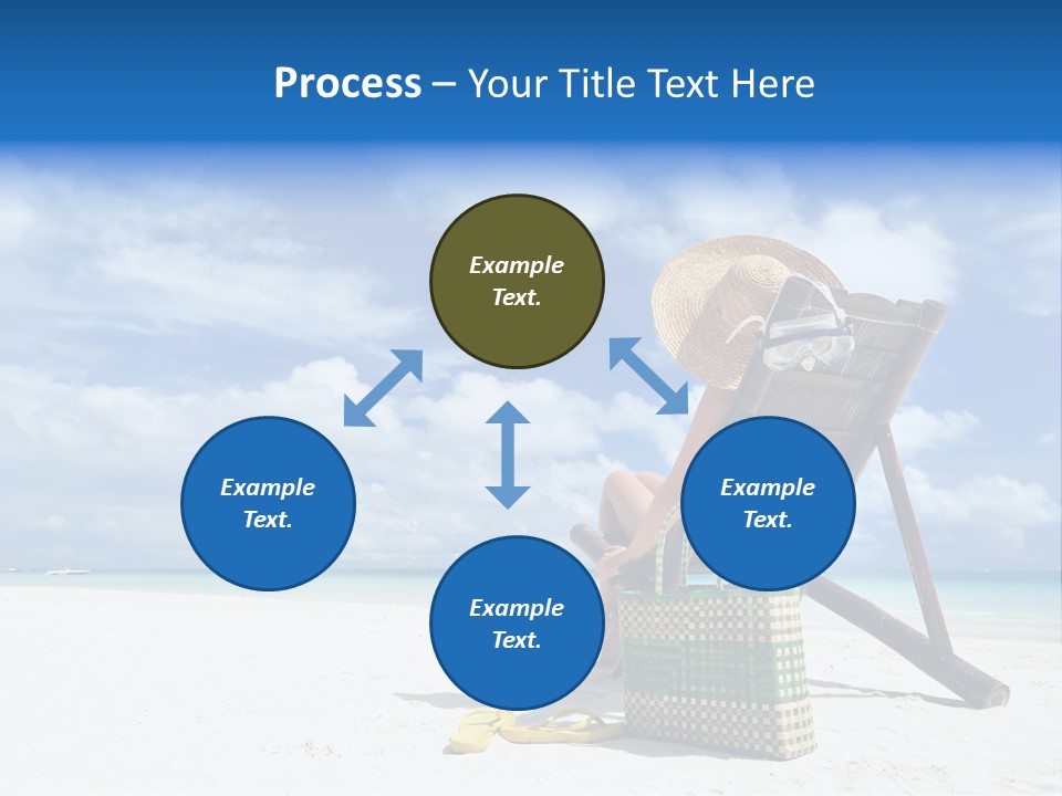 Tranquil Snorkel Chaiselounge PowerPoint Template