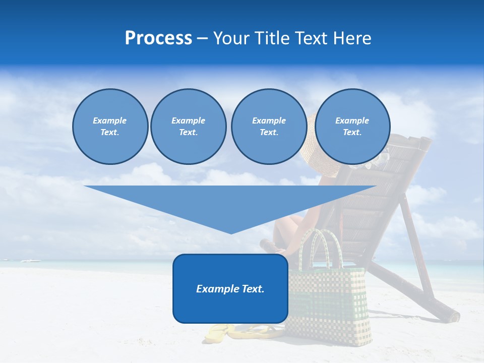 Tranquil Snorkel Chaiselounge PowerPoint Template