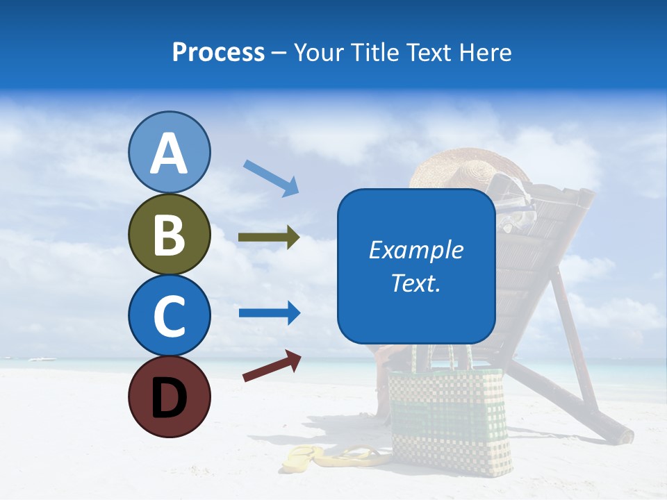 Tranquil Snorkel Chaiselounge PowerPoint Template