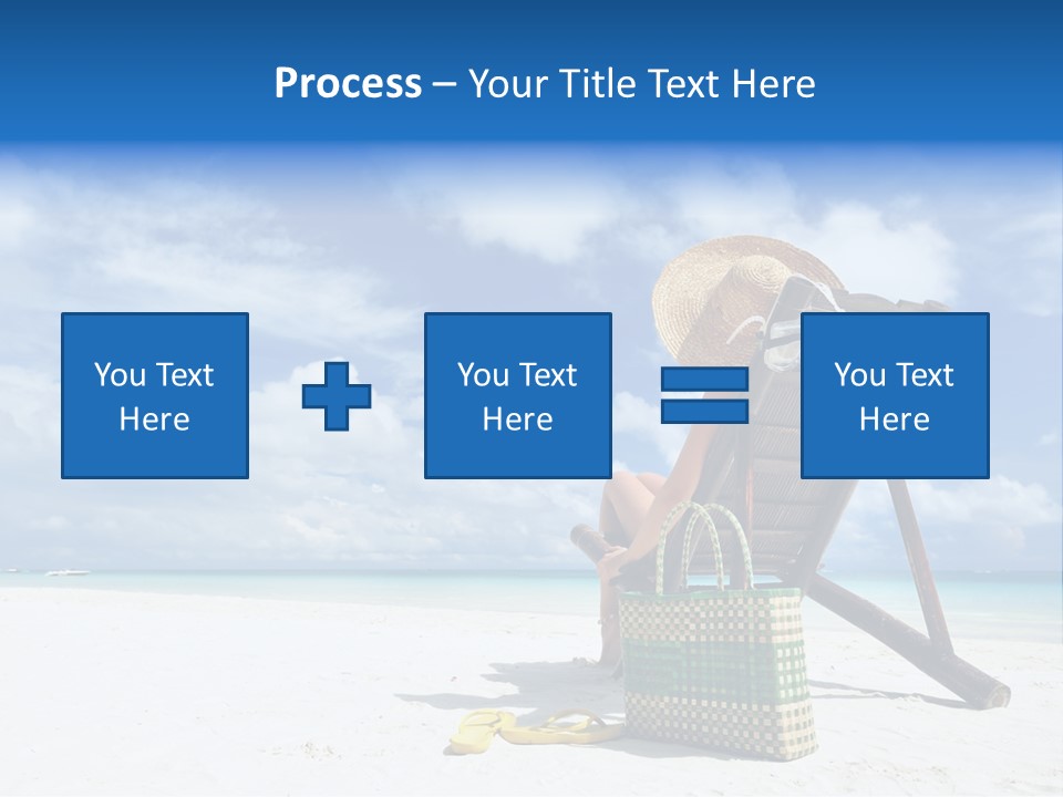 Tranquil Snorkel Chaiselounge PowerPoint Template