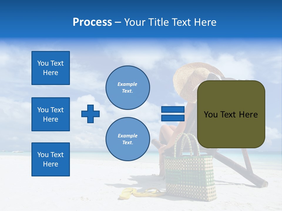 Tranquil Snorkel Chaiselounge PowerPoint Template
