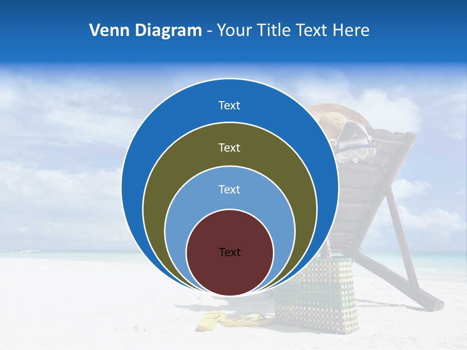 Tranquil Snorkel Chaiselounge PowerPoint Template