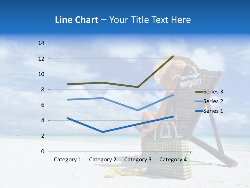 Tranquil Snorkel Chaiselounge PowerPoint Template