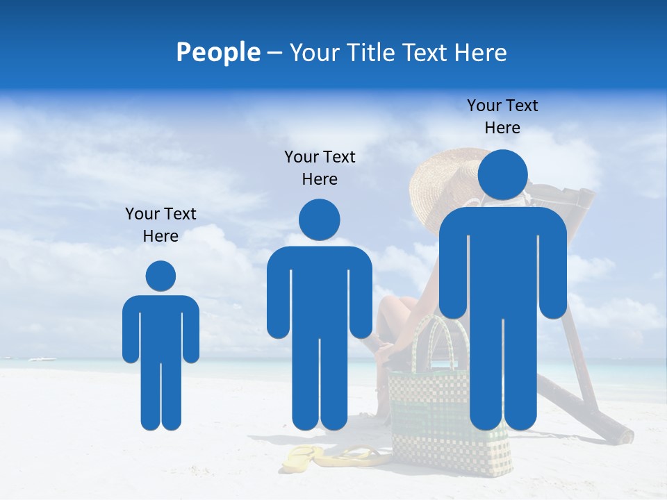 Tranquil Snorkel Chaiselounge PowerPoint Template