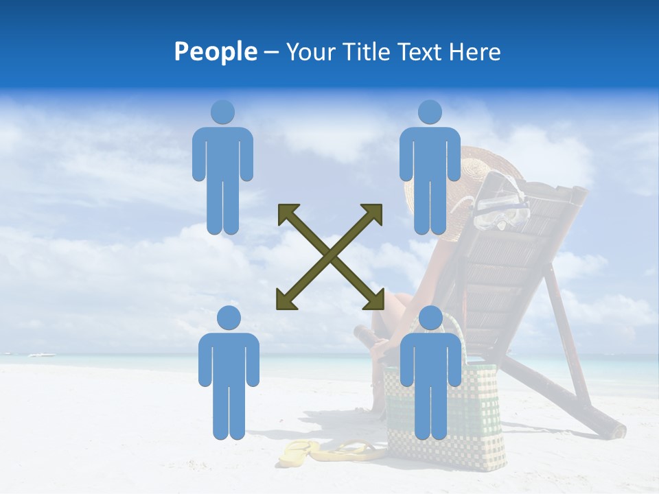 Tranquil Snorkel Chaiselounge PowerPoint Template