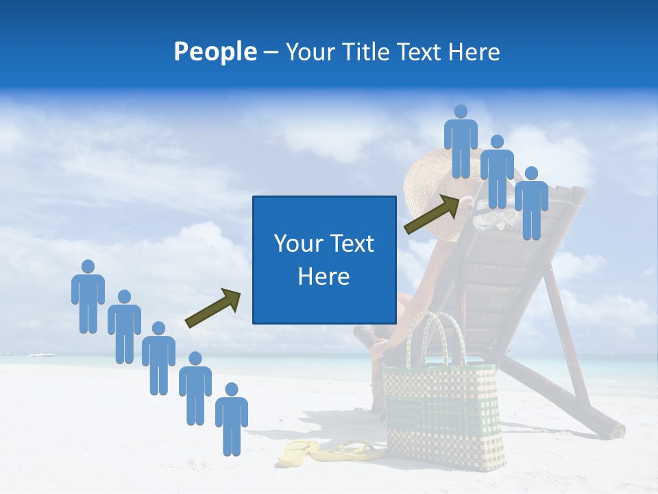 Tranquil Snorkel Chaiselounge PowerPoint Template