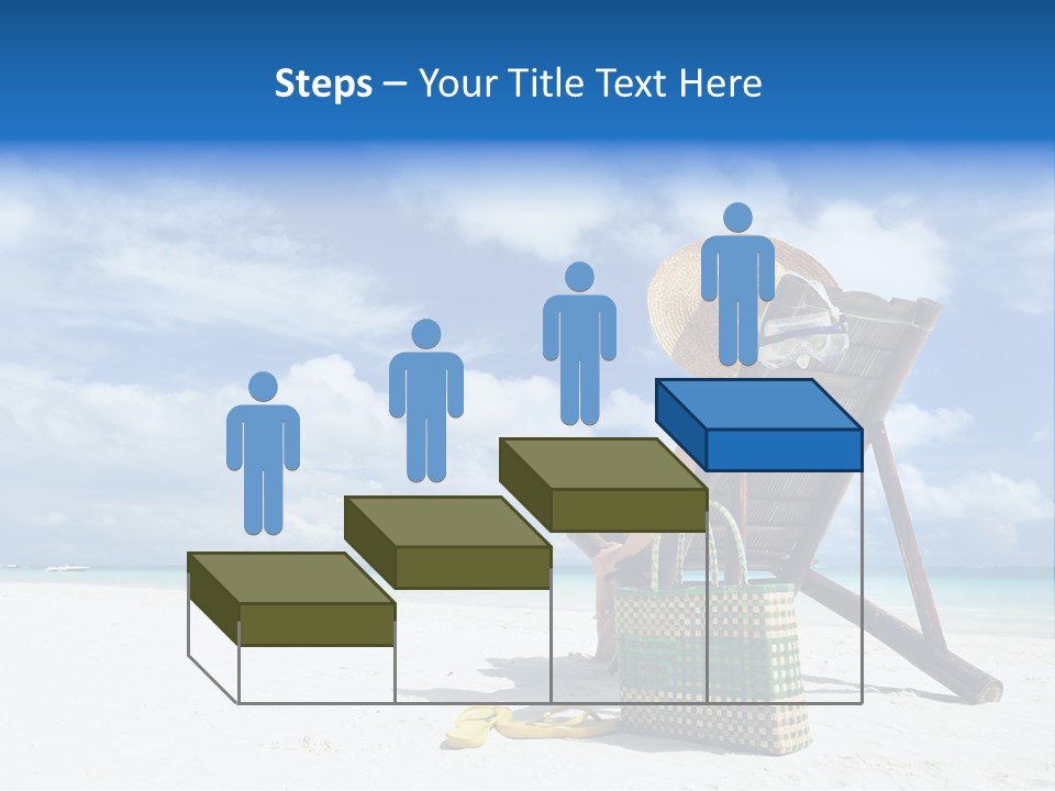 Tranquil Snorkel Chaiselounge PowerPoint Template