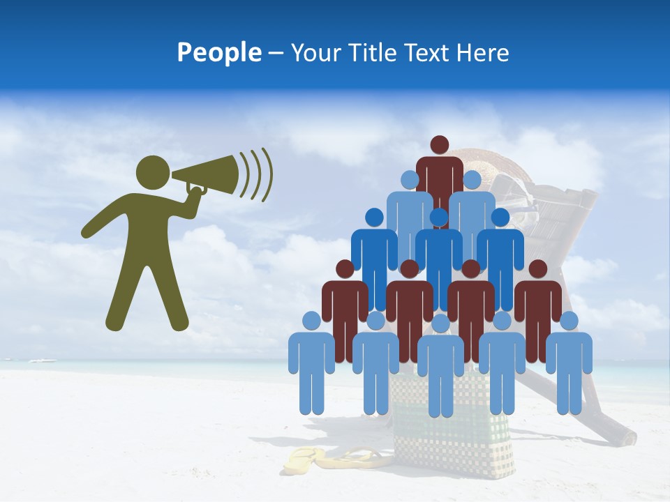 Tranquil Snorkel Chaiselounge PowerPoint Template