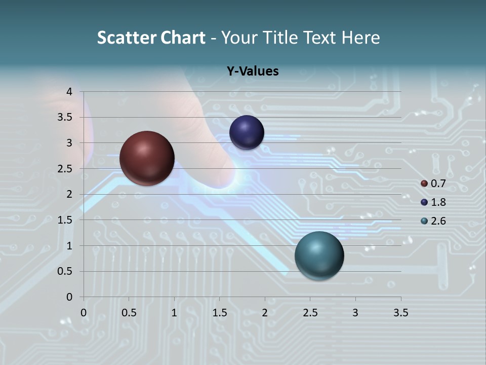 Closeup Electronics Circuitry PowerPoint Template