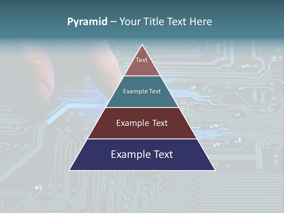 Closeup Electronics Circuitry PowerPoint Template