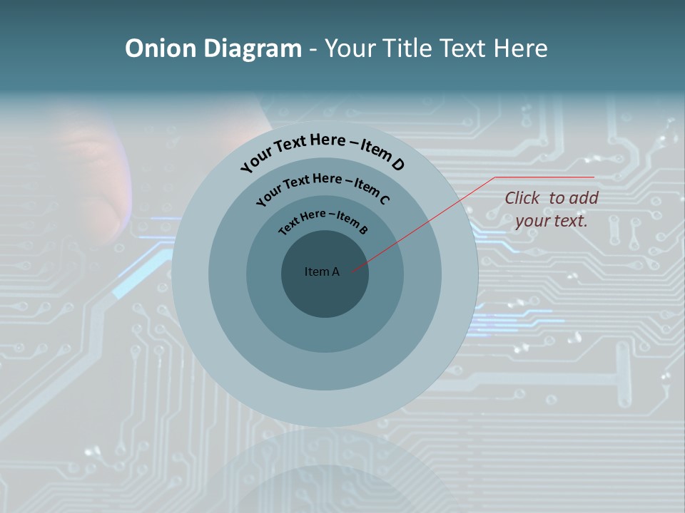 Closeup Electronics Circuitry PowerPoint Template
