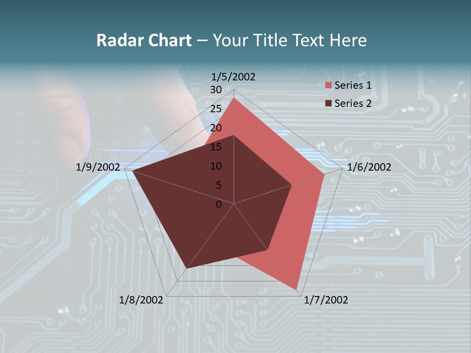 Closeup Electronics Circuitry PowerPoint Template
