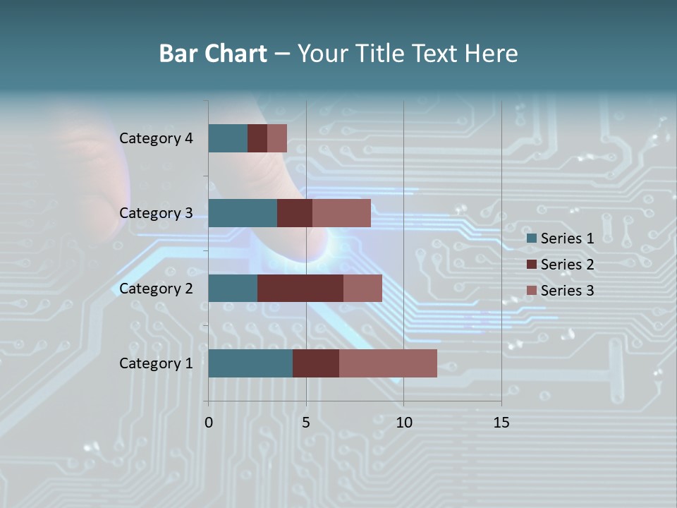 Closeup Electronics Circuitry PowerPoint Template