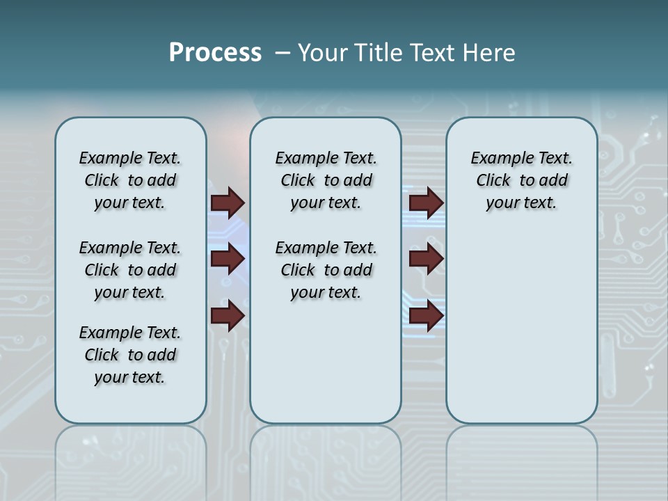 Closeup Electronics Circuitry PowerPoint Template