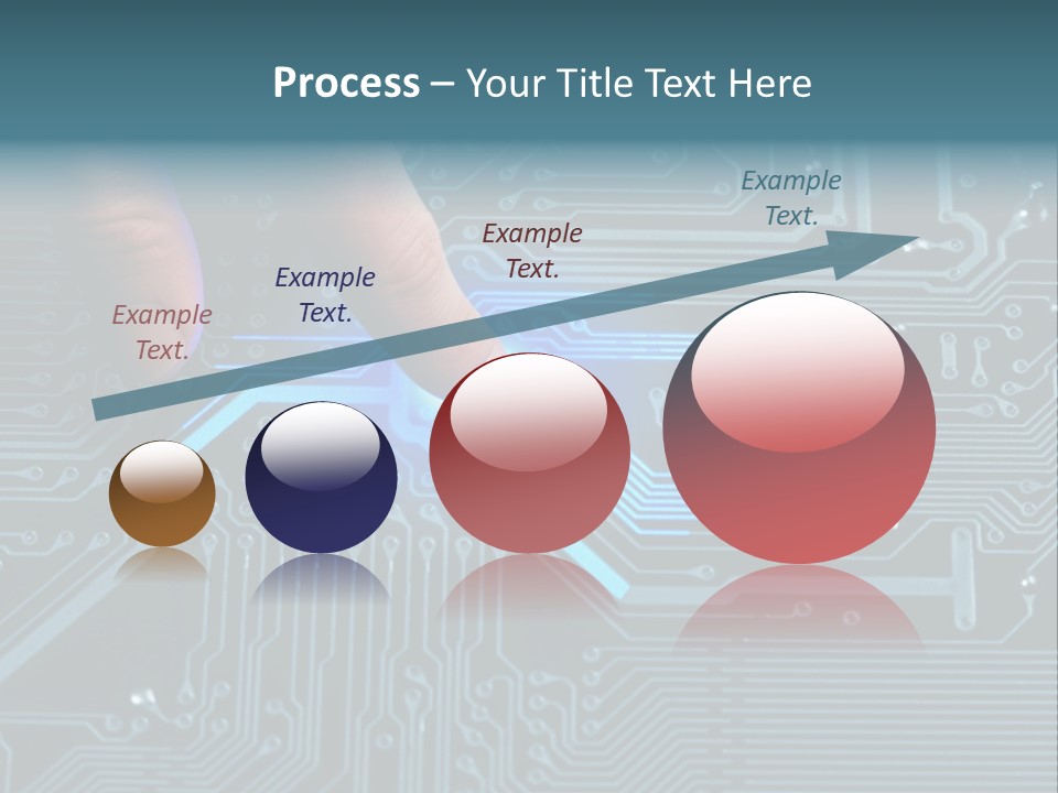 Closeup Electronics Circuitry PowerPoint Template
