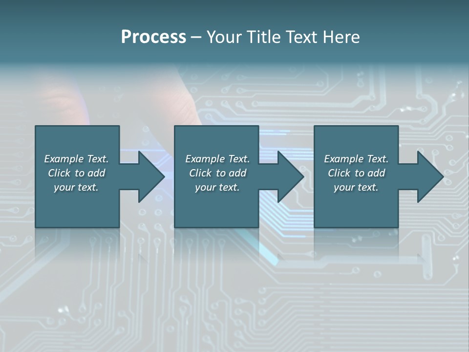 Closeup Electronics Circuitry PowerPoint Template