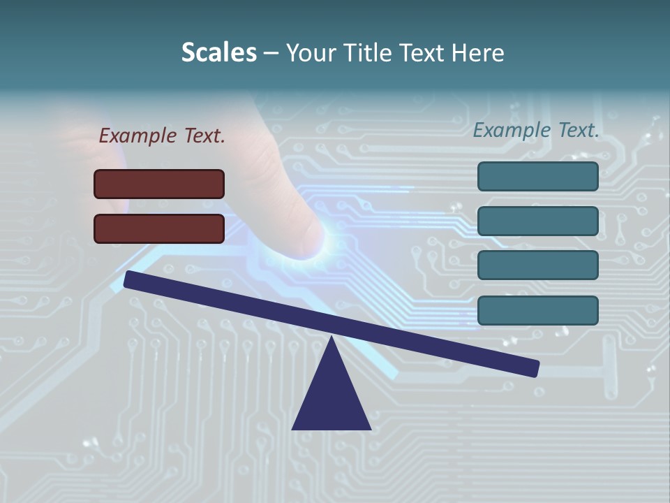 Closeup Electronics Circuitry PowerPoint Template