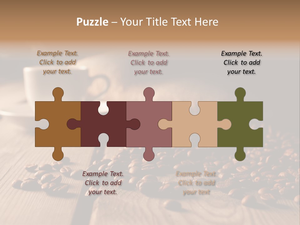 English Eastbourne Rock PowerPoint Template