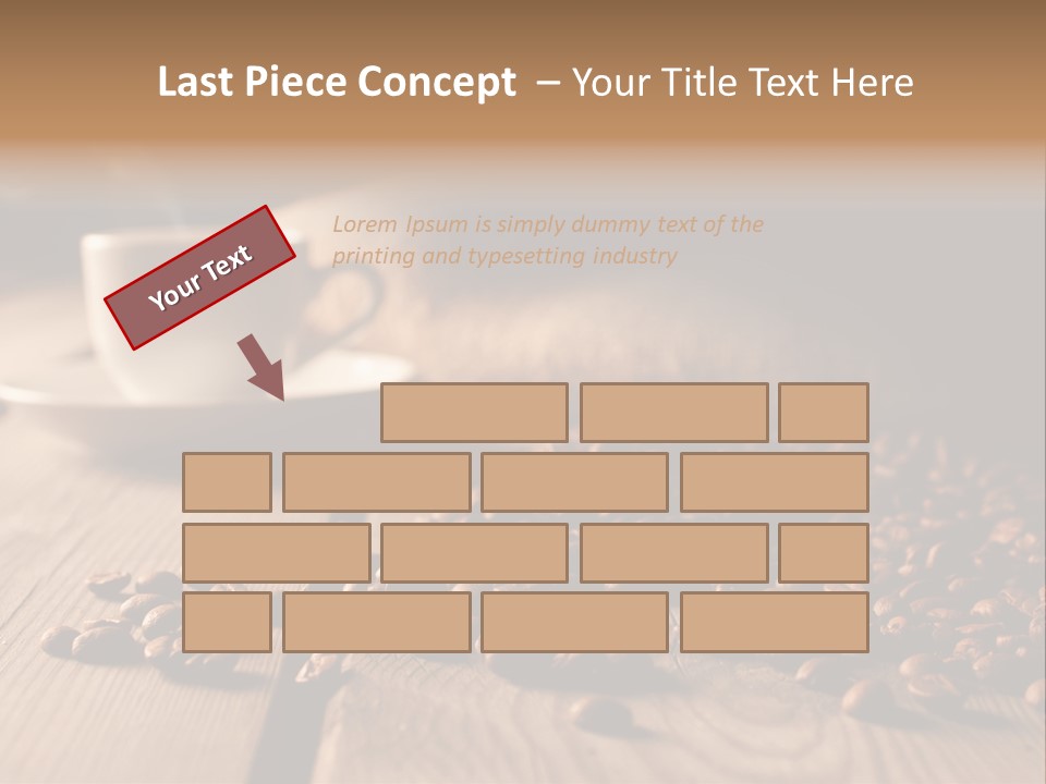 English Eastbourne Rock PowerPoint Template