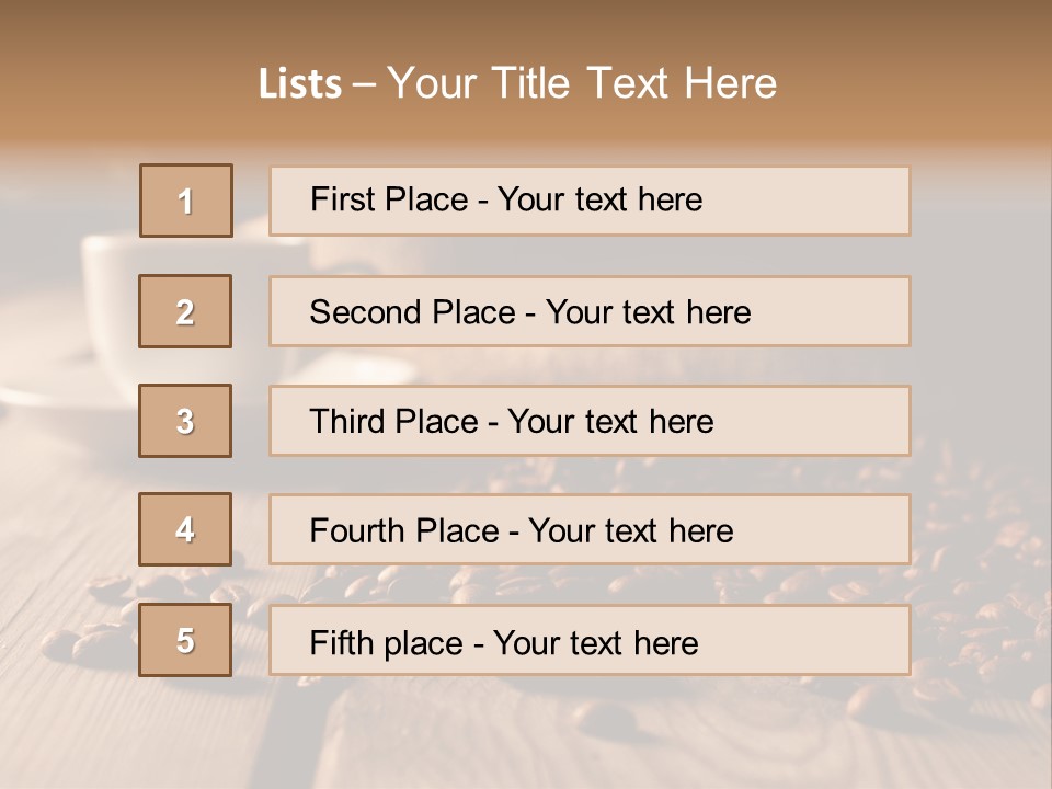 English Eastbourne Rock PowerPoint Template