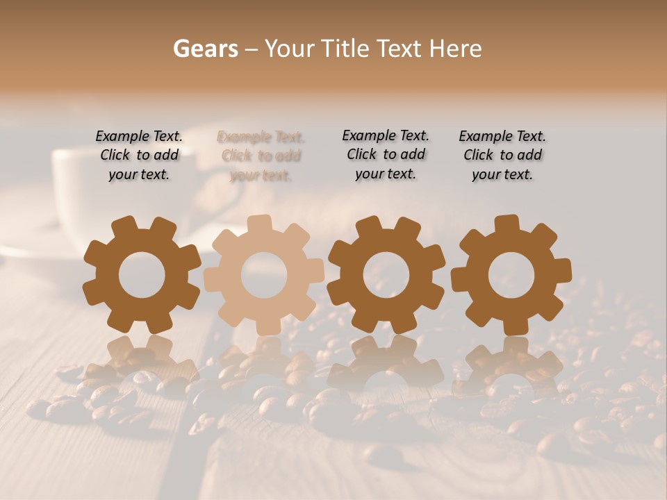 English Eastbourne Rock PowerPoint Template