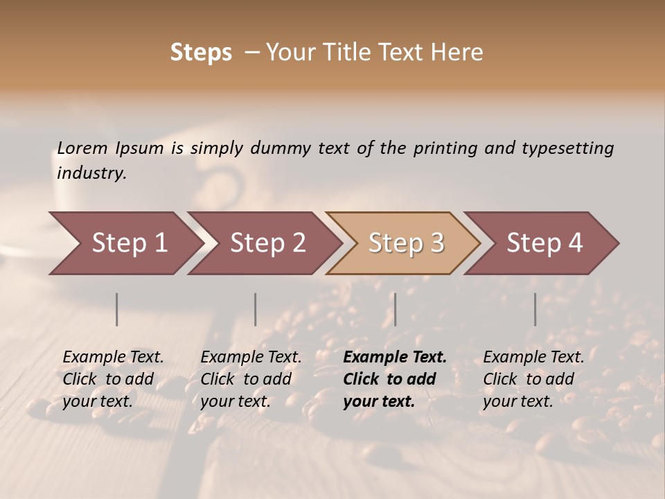 English Eastbourne Rock PowerPoint Template