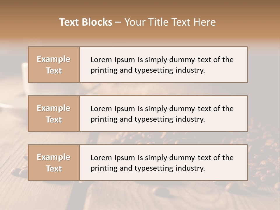 English Eastbourne Rock PowerPoint Template