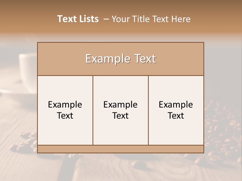 English Eastbourne Rock PowerPoint Template