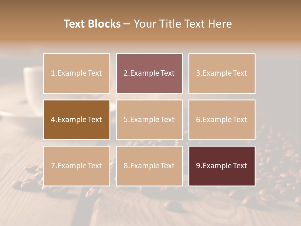English Eastbourne Rock PowerPoint Template