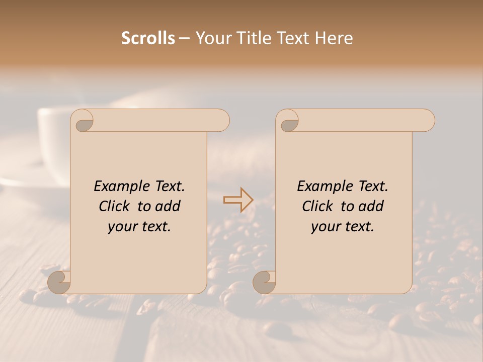 English Eastbourne Rock PowerPoint Template