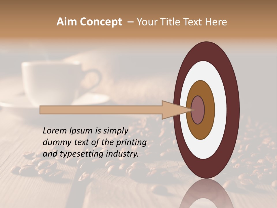 English Eastbourne Rock PowerPoint Template