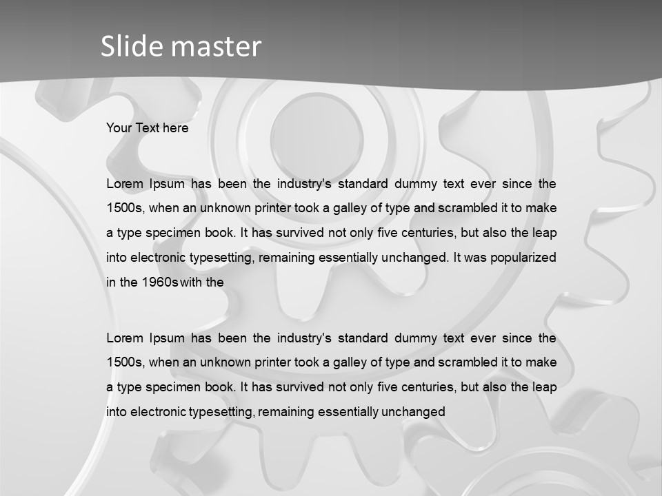 Icon Development Teeth PowerPoint Template