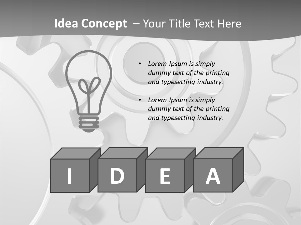 Icon Development Teeth PowerPoint Template