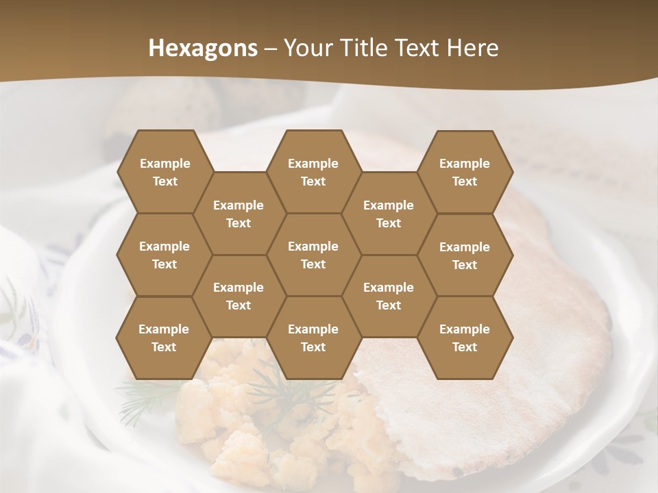 Scrambled Dill Food PowerPoint Template