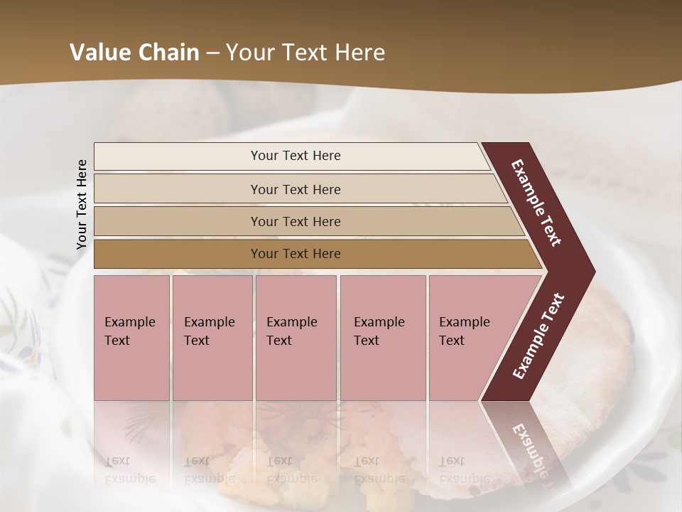 Scrambled Dill Food PowerPoint Template