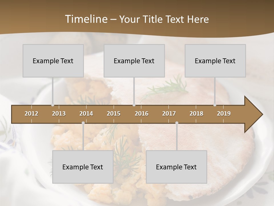 Scrambled Dill Food PowerPoint Template