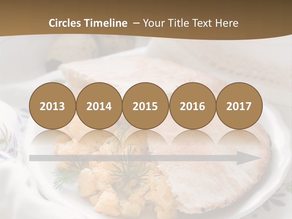 Scrambled Dill Food PowerPoint Template