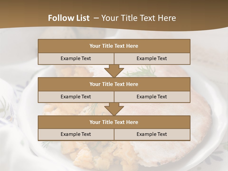 Scrambled Dill Food PowerPoint Template