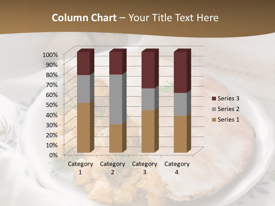 Scrambled Dill Food PowerPoint Template